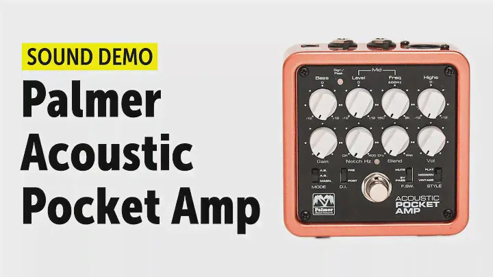Palmer Pocket Amp Acoustic - Sound Demo (no talking)