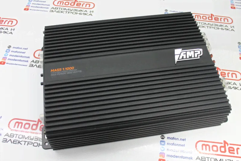 Усилитель 1-канальный AMP MASS 1.1000