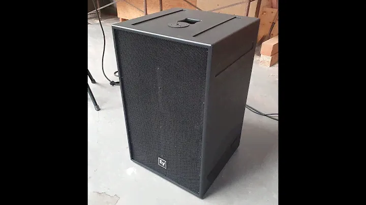 💪🏼4 acoustics Speaker PA Setup Test💪🏼T.amp TSA 4-700 Sub PCS-218BP Tops Load RCF TW50C  Fane AXA 12L