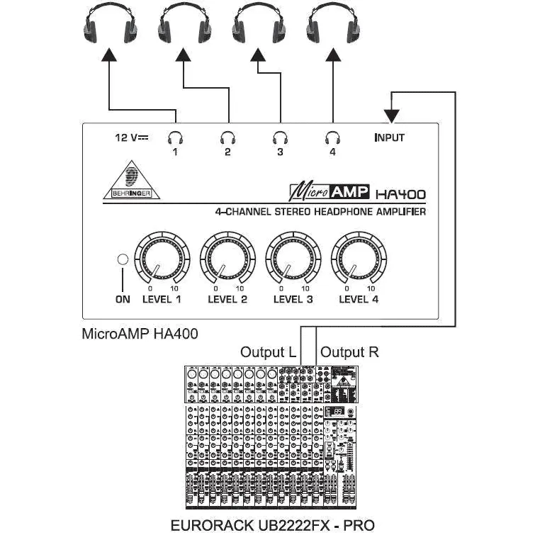 Behringer Behringer HA 400 MICROAMP-2