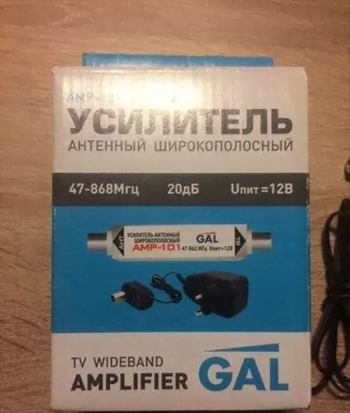 Усилитель антенный широкополосный Gal AMP-101