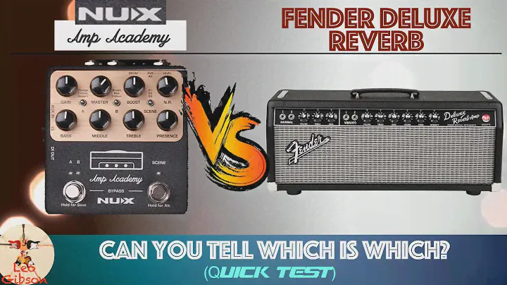 NUX Amp Academy vs Fender Deluxe Reverb: which is which?