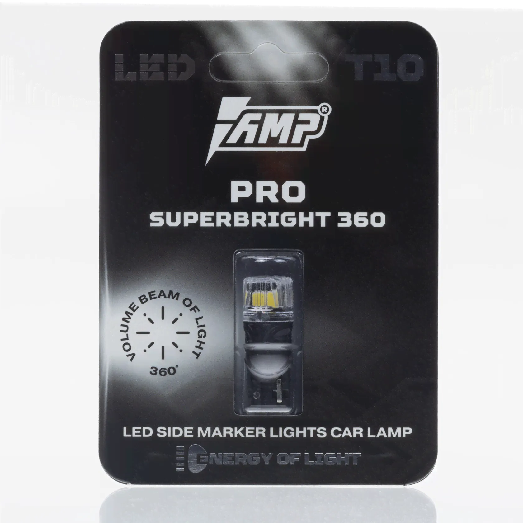 Лампа светодиодная AMP PRO 360 SuperBright T10