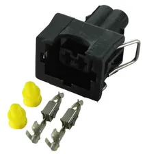 2 pin, DJ7023-3.5-21, разъем герметичный, гнездо (разъема форсунки), аналог TE AMP