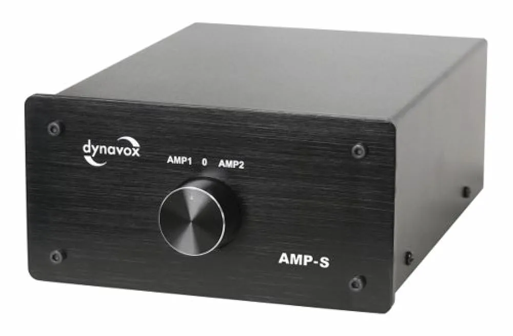 Переключатели Dynavox AMP-S Verstärker/Boxen-Umschalter schwarz