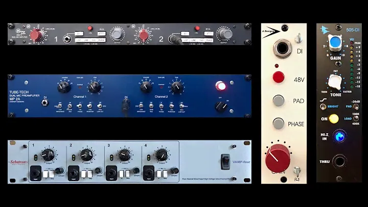 Preamp Shootout on Drum Machine + Synth :: API / Tube Tech / Heritage / Sebatron / A Designs