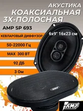колонки овалы автомобильные PRO 693 AMP PRO 693