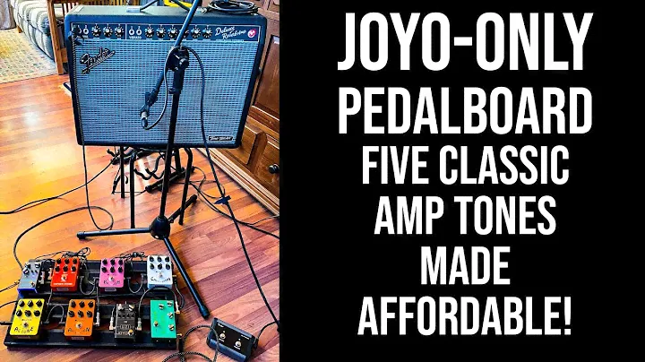 JOYO-Only Pedalboard With Five Amp Simulators - Epic Sounds Through A Tonemaster Deluxe Reverb!