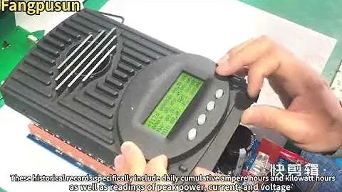 Mppt Charge Controller Fm80 View History Operation Instructions