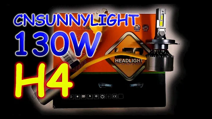 НОВЫЕ 130W: LED ЛАМПЫ H4 CNSUNNYLIGHT // ЧЕМ ЕЩЕ УДИВИТ НАС КИТАЙ ???