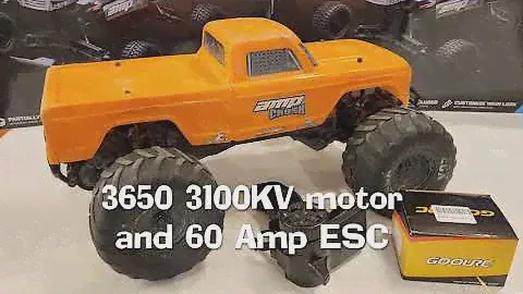 ECX AMP Crush brushless upgrade and transmission upgrade