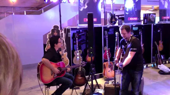 Chris Andersen & Corey Congilio performing with Fishman SA220 and Loudbox