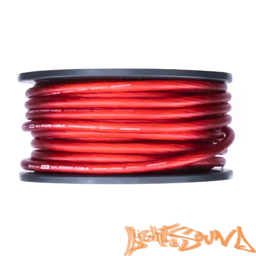 AMP PRO 100% Кабель силовой, OFC Extremely flexible, 4GA/20мм2 красный, 25м в катушке-2