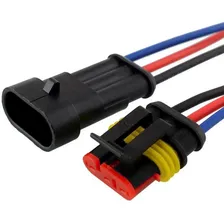 Разъемы AMP 3pin (male + female) с проводом