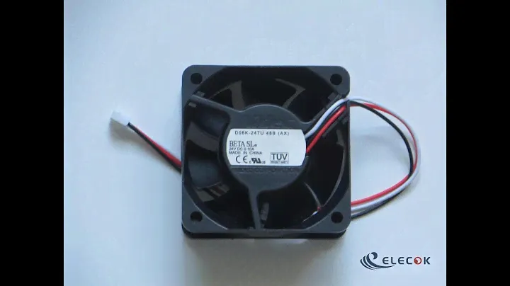 D06K-24TU 24V 0.1A 3wires Cooling Fan