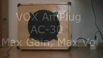 Mini Amp test - Marshall MS-2 vs. Vox Amplug AC-30 with External Speaker