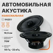 Автомобильные динамики коаксиальные AMP PRO 652 16 см
