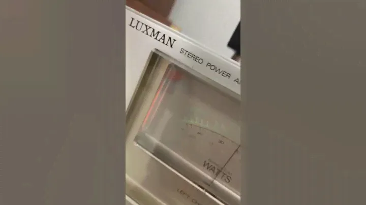 LUXMAN Stereo Power amplifier M-02 RIGHT CHANNEL