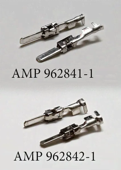 AMP 962841-1 ; АМР 962842-1. Контакт штыревой лира 2,8 мм с центральным расположением контакта-0