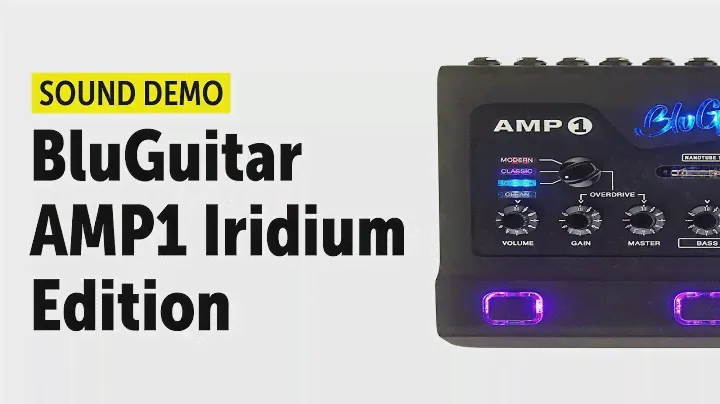 BluGuitar AMP1 Iridium Edition - Sound Demo (no talking)