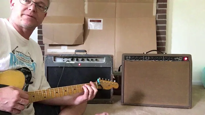 Vintage Amp comparison: 1961 Standel Amp v 1962 brown fender Vibrolux Amp