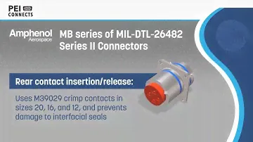 Amphenol MB Series Connectors (MIL-DTL-26482 Series II)