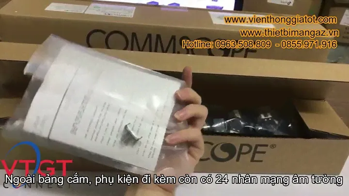 Thanh cắm Patch panel 24port AMP/COMMSCOPE