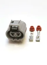 AMP 6-76146-6. Разъём 2-х контактный гнездовой. Вентилятор радиатора Гранта.