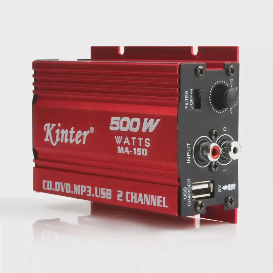 🛍 500 Вт MA-150 DC9-14V 2-CH Mini Hi-Fi автомобильный стерео аудио усилитель Amp сабвуфер для автомобиля мотоцикла-1