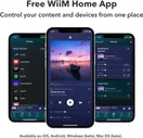 WiiM Amp: усилитель многокомнатной потоковой передачи с AirPlay 2, Chromecast - Яндекс музыка, HDMI и голосовым управлением | Стрим Spotify, Amazon Music, Tidal и многое другое | Пульт дистанционного 