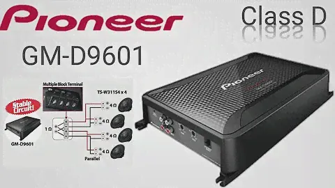 Pioneer D-9601 Class D Mono Amp !!
