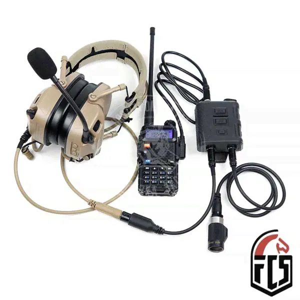 КНОПКА PTT FCS V60 ДЛЯ НАУШНИКОВ FMA FCS AMP