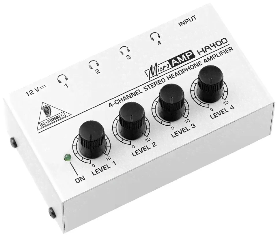 Behringer MICROAMP HA400 Стереофонический усилитель для наушников-0
