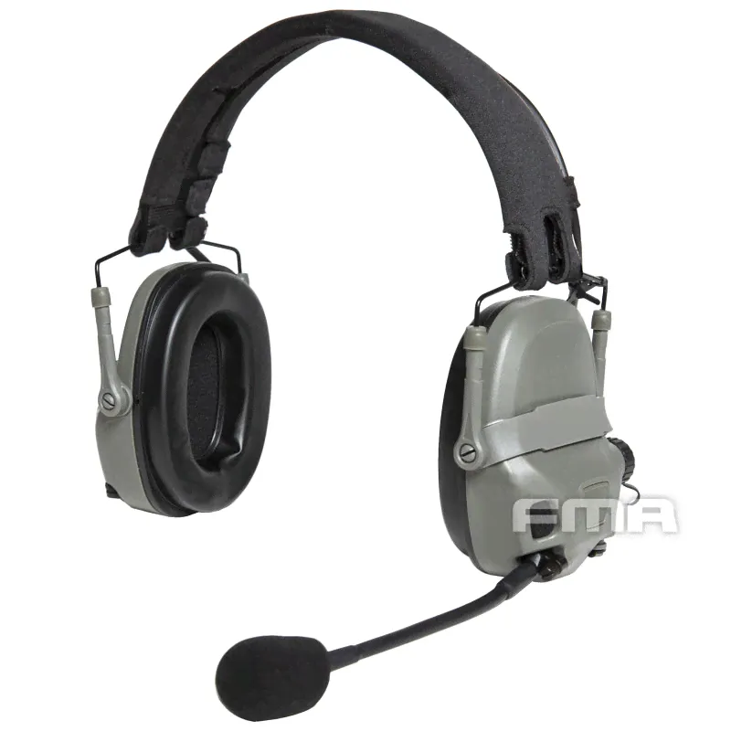 FMA - AMP Tactical Headphones - Foliage Green
