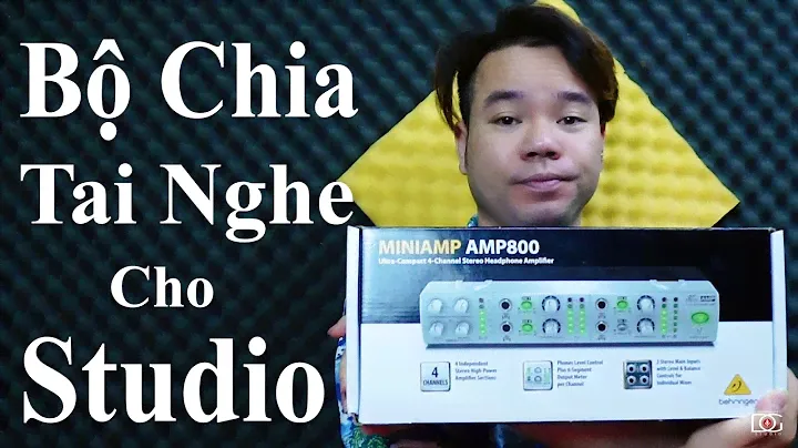 Behringer MiniAmp AMP800 4-channel Headphone Amplifier