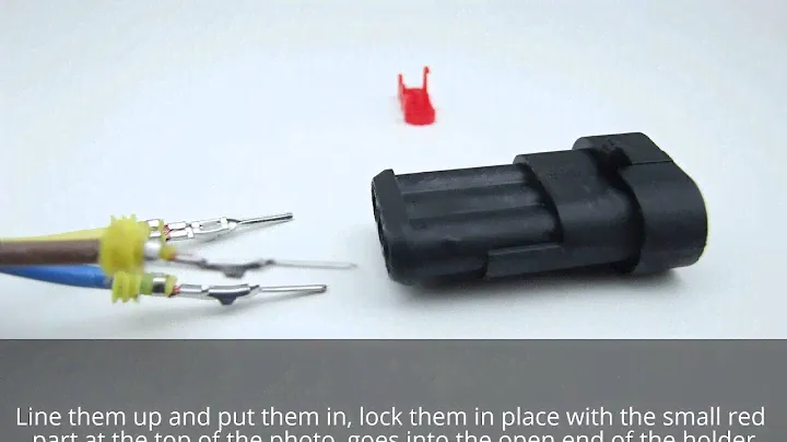 Amp Tyco Superseal waterproof connector assembly guide for wiring boats cars, well anything