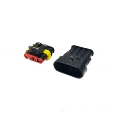 Разъем AMP 4 PIN CarProfi CNR-AMP-4PIN (пластиковый без проводов), комплект