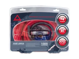 Комплект для подключения 2-х канального усилителя 4AWG Aura AMP-2204