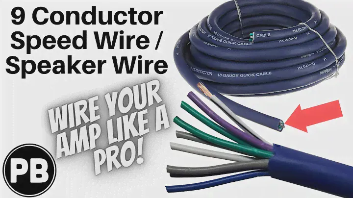 9 Conductor Amp Speaker Wire Unboxing!