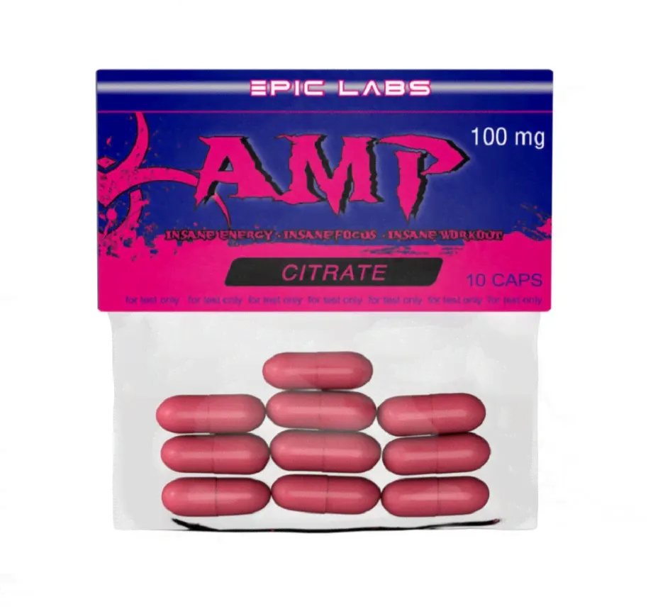 Epic Labs AMP Citrate 100 мг 10 капсул