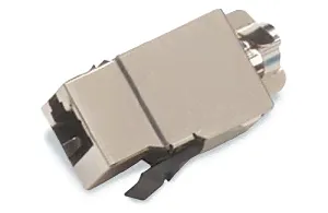 Модуль универсальный AMP, keystone, 1хRJ45, Toolless, кат. 5е, экр., 1 шт, без пылезащитной крышки, (0-1375189-1)-0