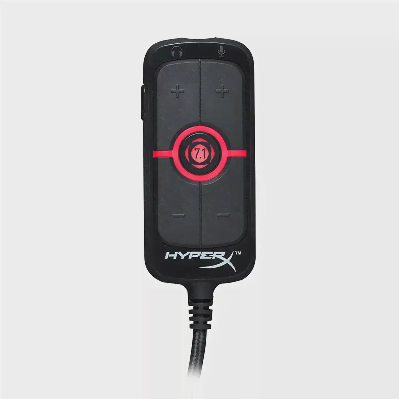 🛍 Звуковая карта Kingston HyperX AMP, виртуальная звуковая карта 7,1 с Виртуальным объемным звуком, дистанционное управление, встроенная звуковая карта DPS