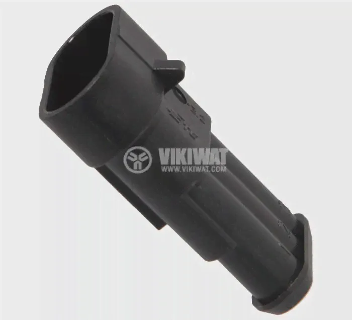 Connector AMP-0-0282105-1, 3 pins, 24VDC, IP67