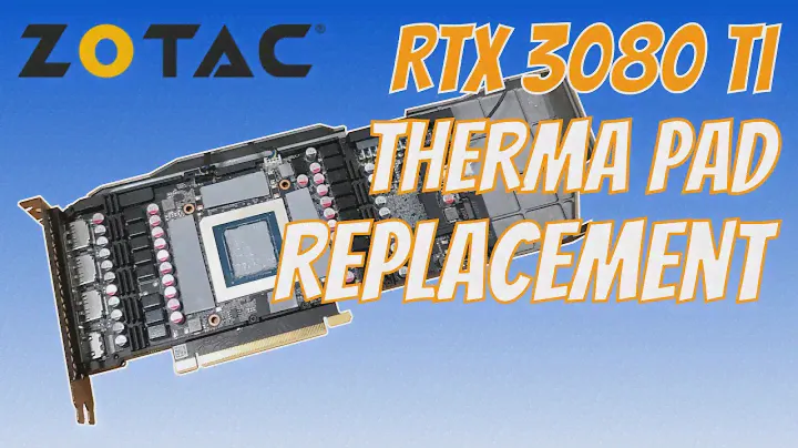 Зотак | GeForce RTX 3080 ТИ | Замена термопрокладки