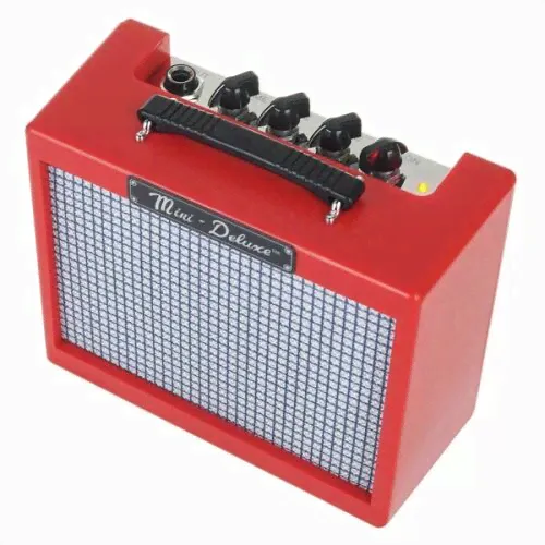 FENDER MINI DELUXE AMP RED портативный усилитель для гитары-0