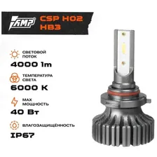 LED лампы головного света AMP CSP H02s HB3 (Код:УТ000022992)