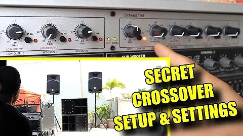 Crossover Setup & Settings  | Low Summed Mode | dbx 234xs Sound Check