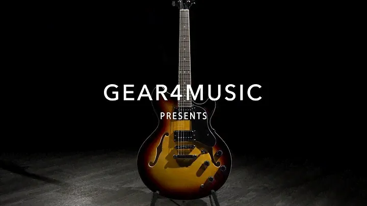 San Francisco Semi Acoustic Guitar Sunburst | Gear4music Demo