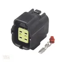 AMP 174257-2 Разъем гнездовой 4 pin кислородного датчика LACETTI