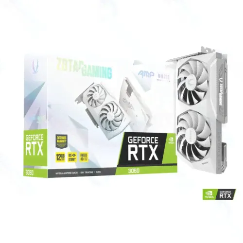Видеокарта ZOTAC GeForce RTX 3060 12288Mb AMP White Edition (ZT-A30600F-10P)